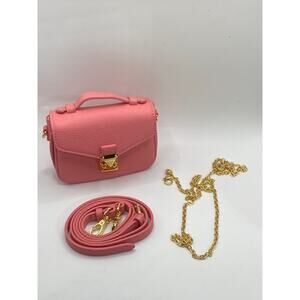 MELODIE CECILE Women's Dress Up Your Purse Pink Micro 15 Paris Leather Purse